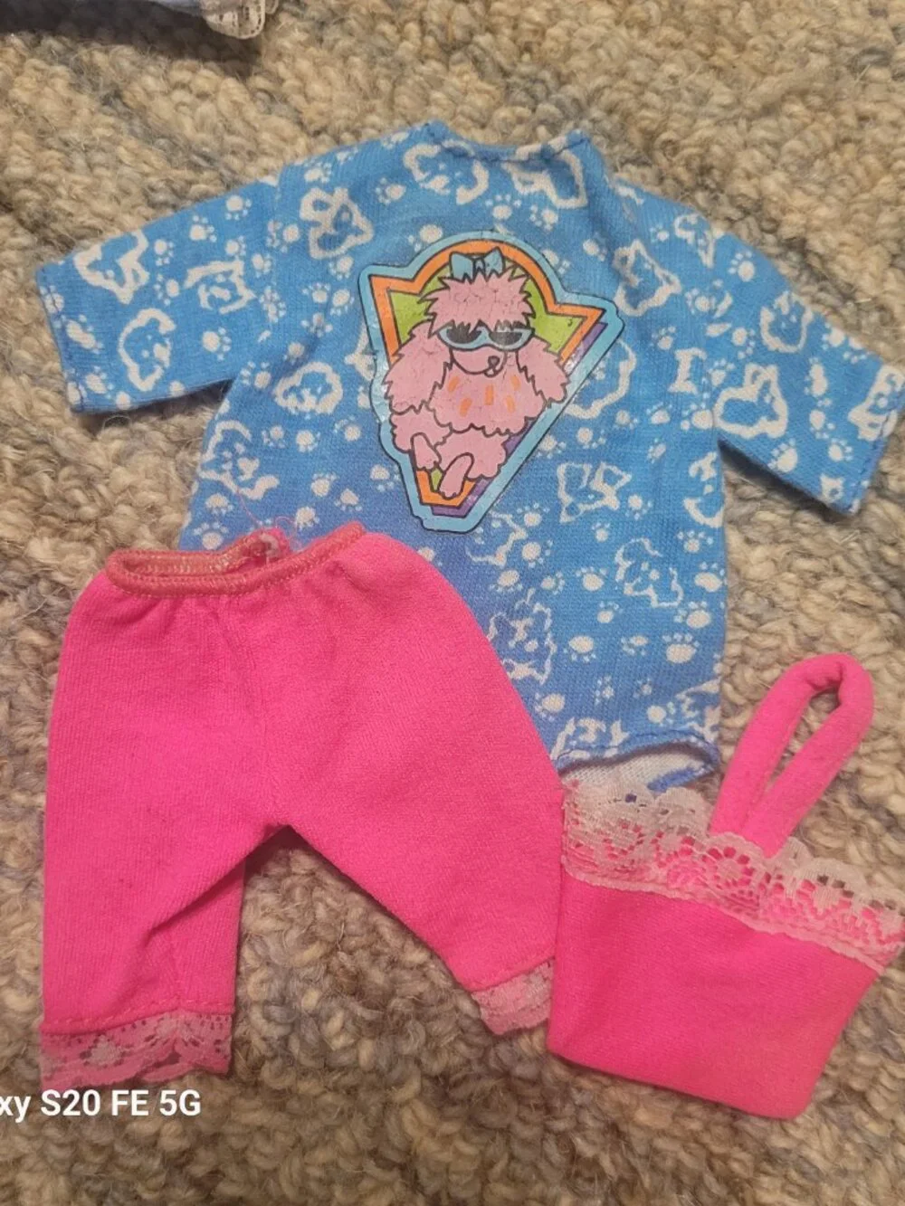 Vintage Barbie and Skipper Pajamas